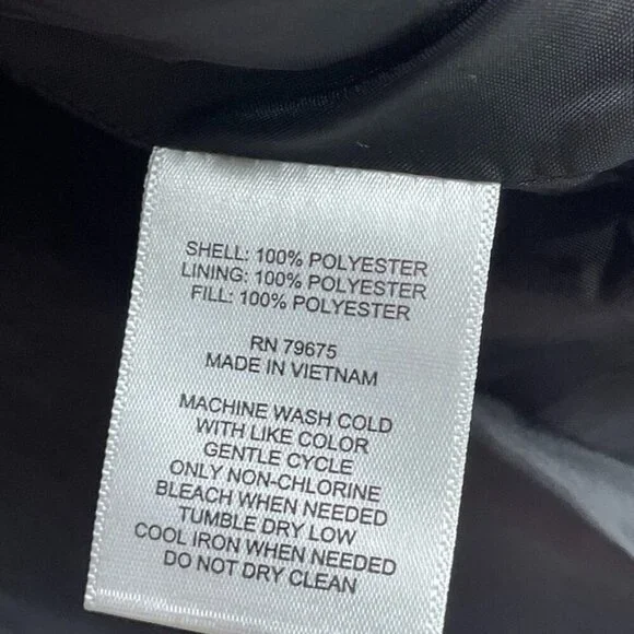 Anne Klein Womens Red Quilted Jacket Button Front Size Small d0453 - Picture 7 of 10